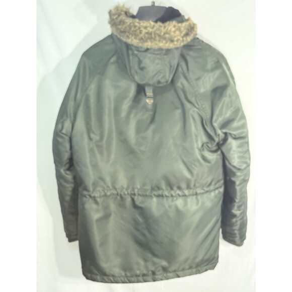 Women’s Old Navy Flight Parka Hooded Olive Gen Sz S - Picture 15 of 16